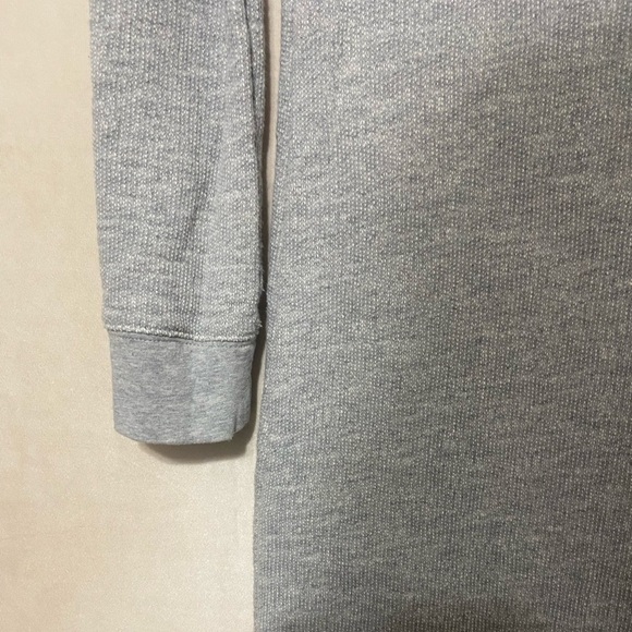 Kenar women's S long sleeve knee length sweatshirt dress w/ rhinestone details - Picture 8 of 8